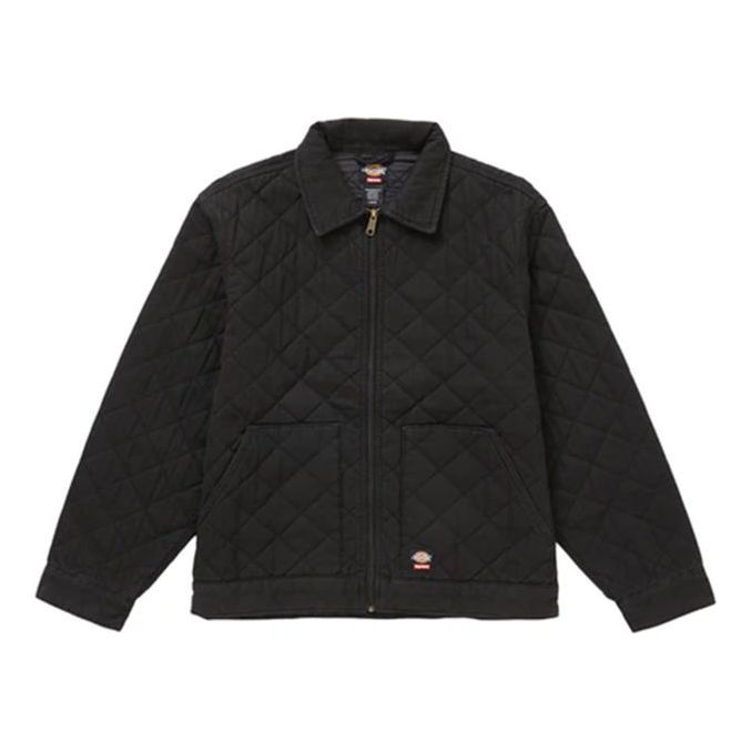 Supreme x Dickies Quilted Denim Work Jacket 'Black' SUP-FW21-370