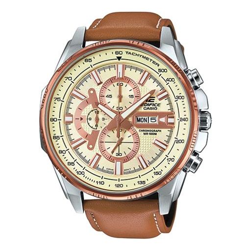 CASIO EDIFICESeries Men'ses Mens Brown Analog EFR-549L-7AV
