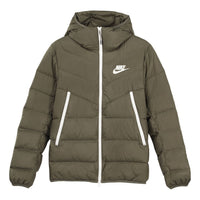 Nike Sportswear NSW Down Fill Sports hooded Stay Warm Down Jacket Green CU0226-380