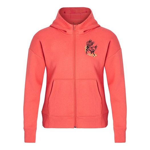 (WMNS) Under Armour ORIGINATORS Series Fleece Red 1353340-646
