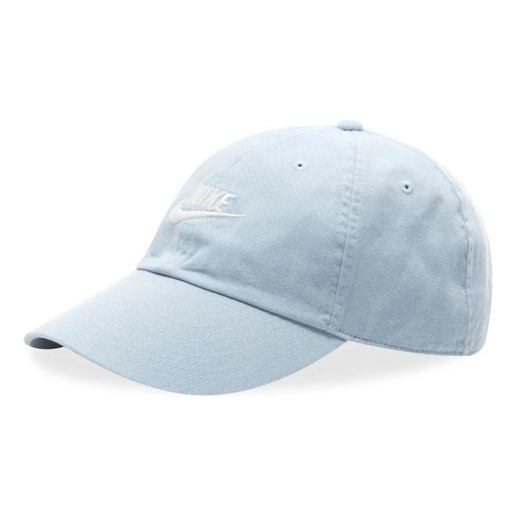 Nike Heritage 86 Futura Washed Cap 'Light Blue' 913011-442