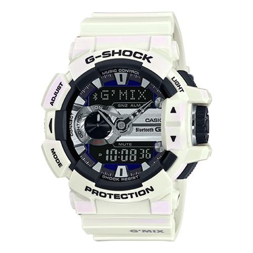 CASIO G-Shock Analog-Digital 'White' GBA-400-7C