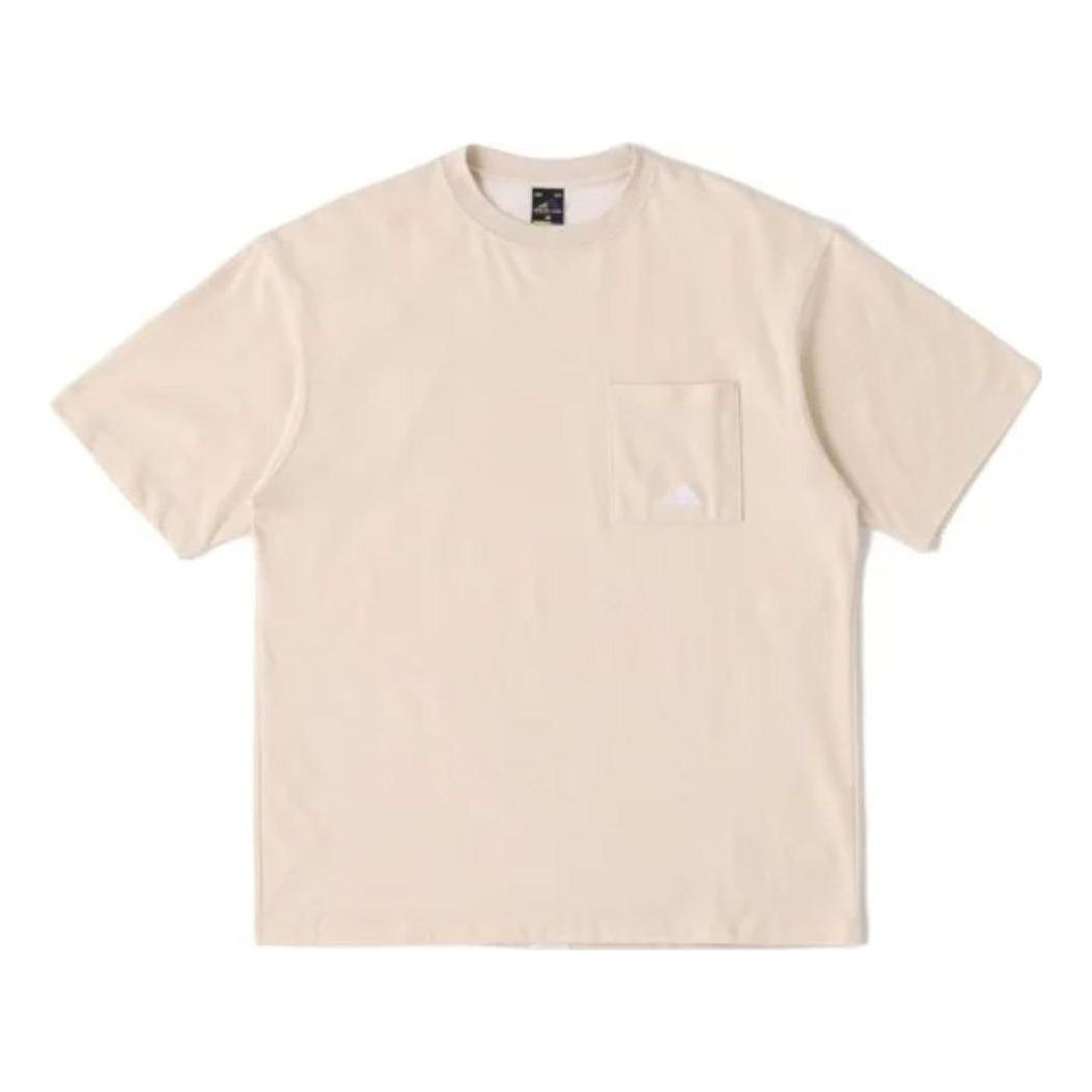 New Balance Lifestyle Plain Cotton Pocket Tee Asia Sizing 'Beige' AMT35026-TWF