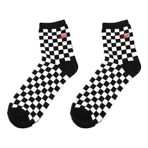 Vans Chechered Socks 'White Black' VN-06JI705