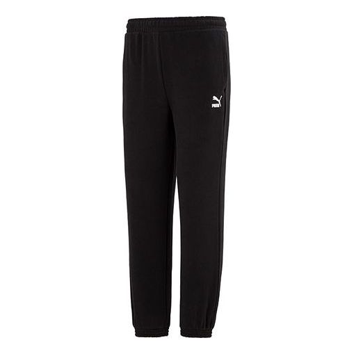PUMA Logo Classics Pants 'Black' 535261-01