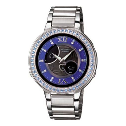 CASIO Waterproof SHEEN Stainless Steel Strap Silver Analog SHN-6012D-2A