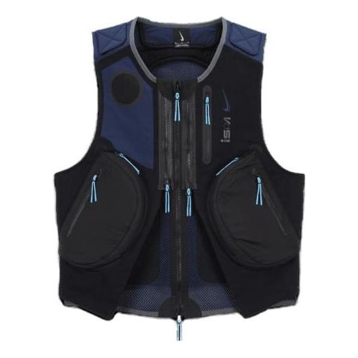Nike ISPA Gilet 2.0 Vest Asia Sizing 'Black Midnight Navy' FB2376-010