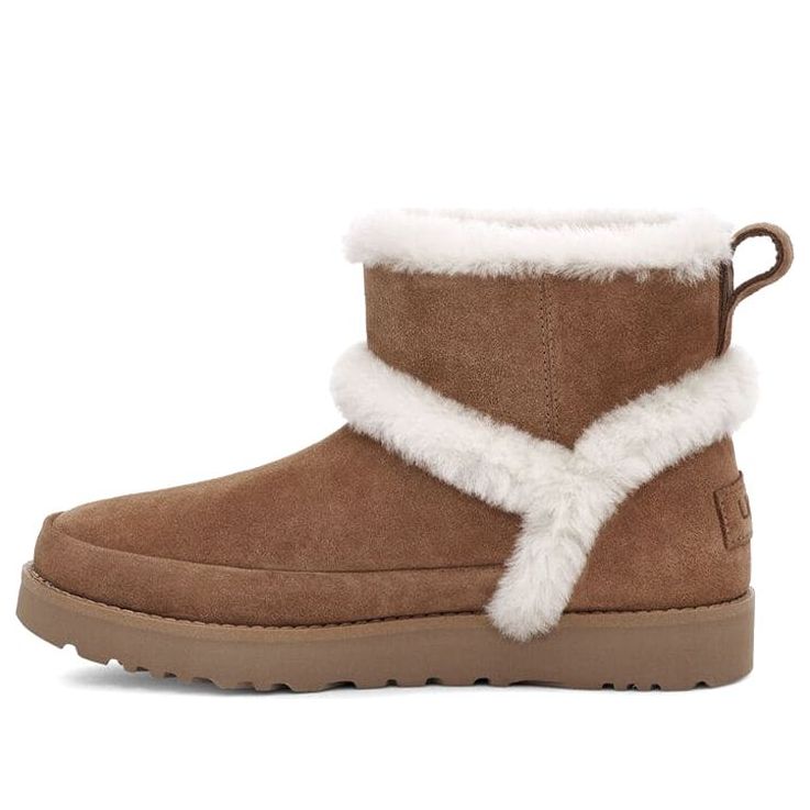 (WMNS) UGG Classic Mini Snow Boots Brown 1112499-CHE