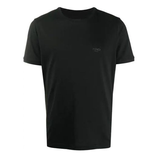 Men's FENDI Monster Eyes Short Sleeve Black FY0894ACNDF0QA1