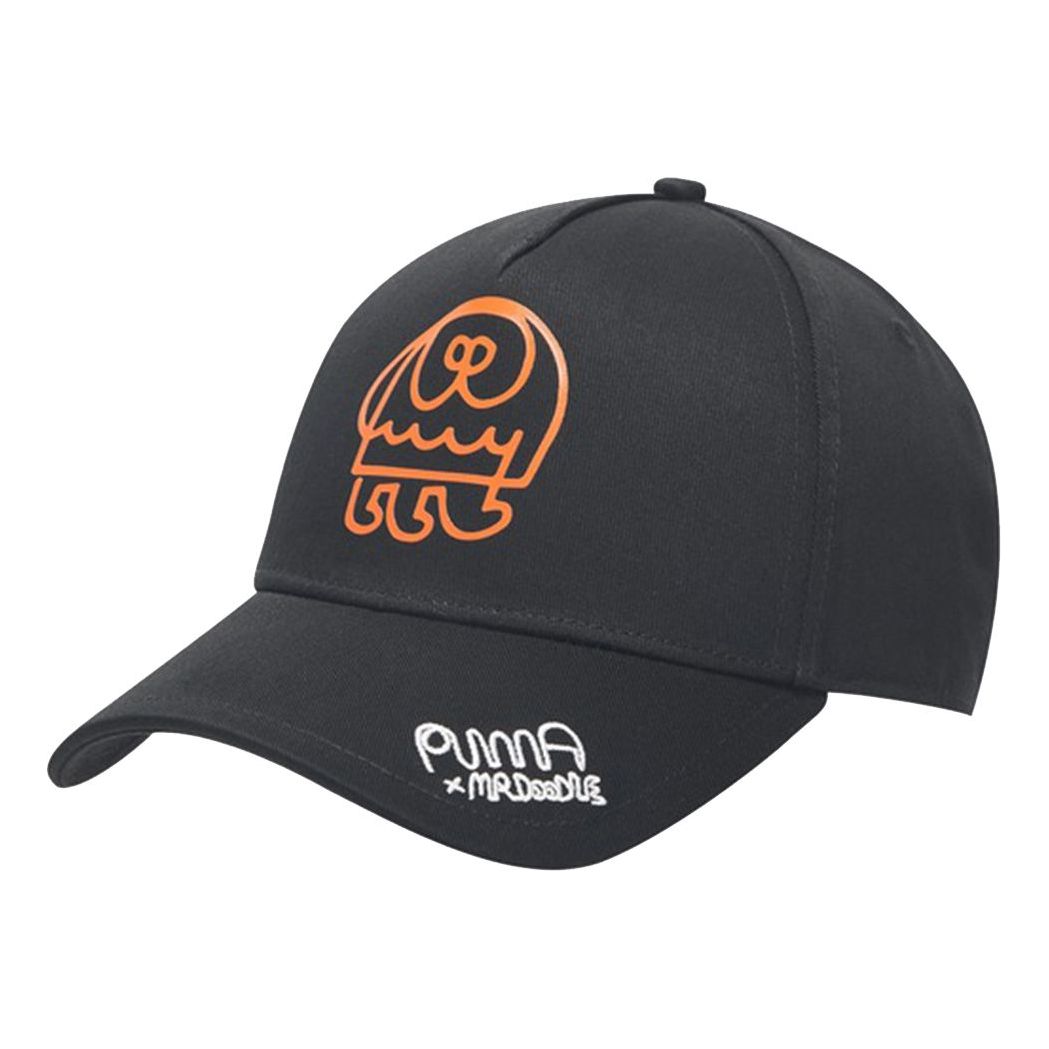 PUMA x Mr.Doodle Cap 'Black Orange' 023121-01
