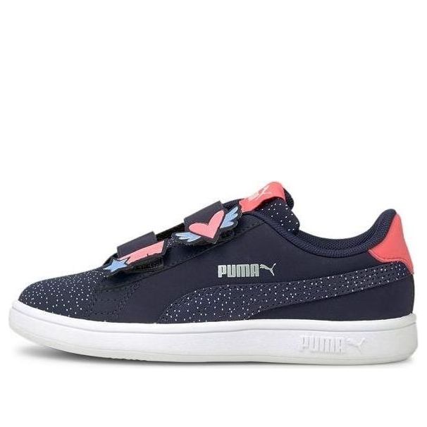 (PS) PUMA Smash v2 Unicorn Sneakers Navy 368790-02