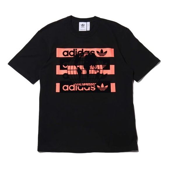 adidas originals Fs Grp Tee Sports Short Sleeve Black FM2236