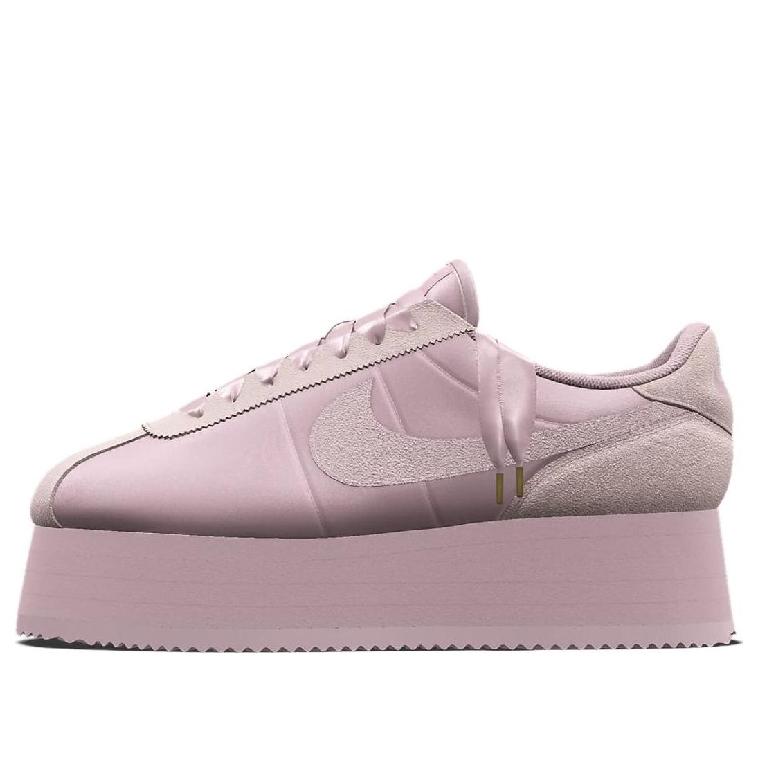 (WMNS) Nike Cortez Platform Unlocked By You Custom Shoes 'Pink' FQ7223-905