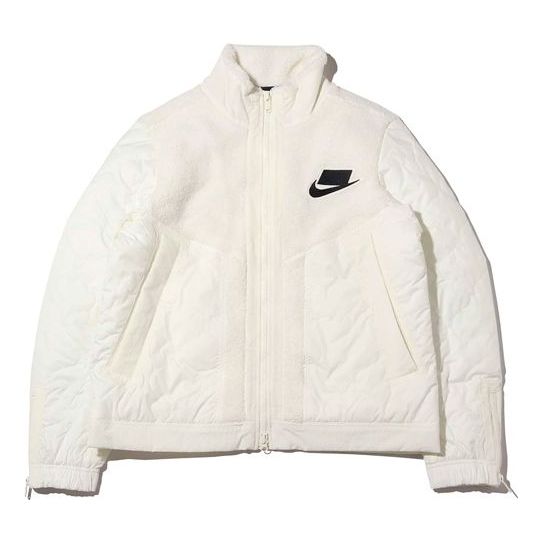 Nike MENS Sportswear Synthetic Cotton Jacket White BV4583-133