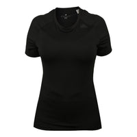 (WMNS) adidas D2M Solid T-Shirt Asia Sizing 'Black' BK2688