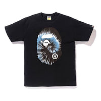 Bape Tie Dye Big Ape Head Tee Black/Blue BAPE-SS18-102