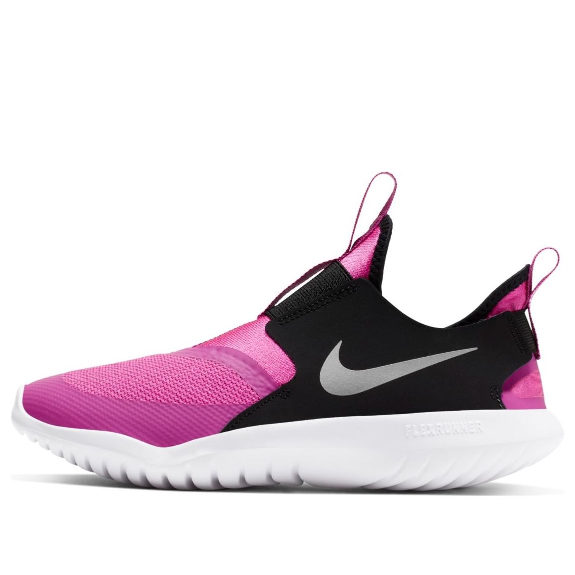 (GS) Nike Flex Runner 'Black Purple' AT4662-603