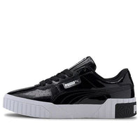 (GS) PUMA Cali Patent Casual Board Shoes Black/White 372528-02