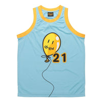Drew House Mesh Joy Basketball Jersey 'Sea Blue' DR-SS21-108