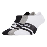 PUMA No Show 3 Pack 'White Black Grey' 935384-04