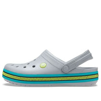 Crocs Crocband Zipper Band Clogs 'Grey Aqua' 206594-0GV