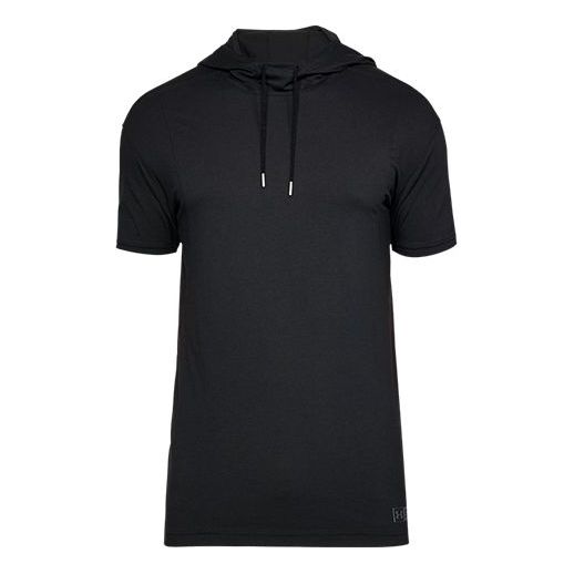 Under Armour SC30 Short Sleeve Hoodie 'Black' 1306010-001