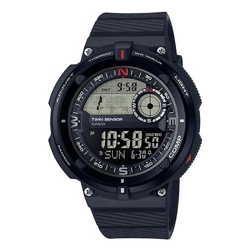 Men's CASIO OUTGEAR Series Watch Mens Black Digital SGW-600H-1B