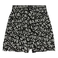 Balenciaga Logo Strips Pyjama Shorts 'Black' 719975TML211269
