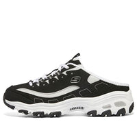 (WMNS) Skechers D'Lites 1.0 'Black White' 149787-BKW