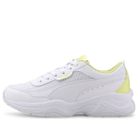 (WMNS) PUMA Cilia Mode Mesh Running Shoes White/Yellow 371124-03