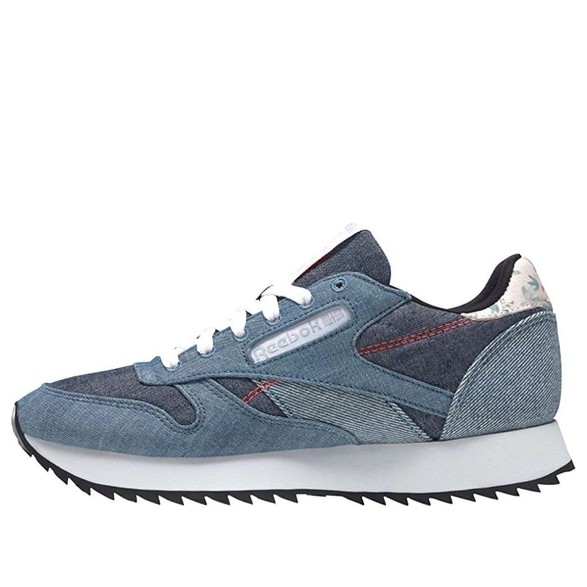 (WMNS) Reebok Classic Leather Double Shoes Blue FY5032
