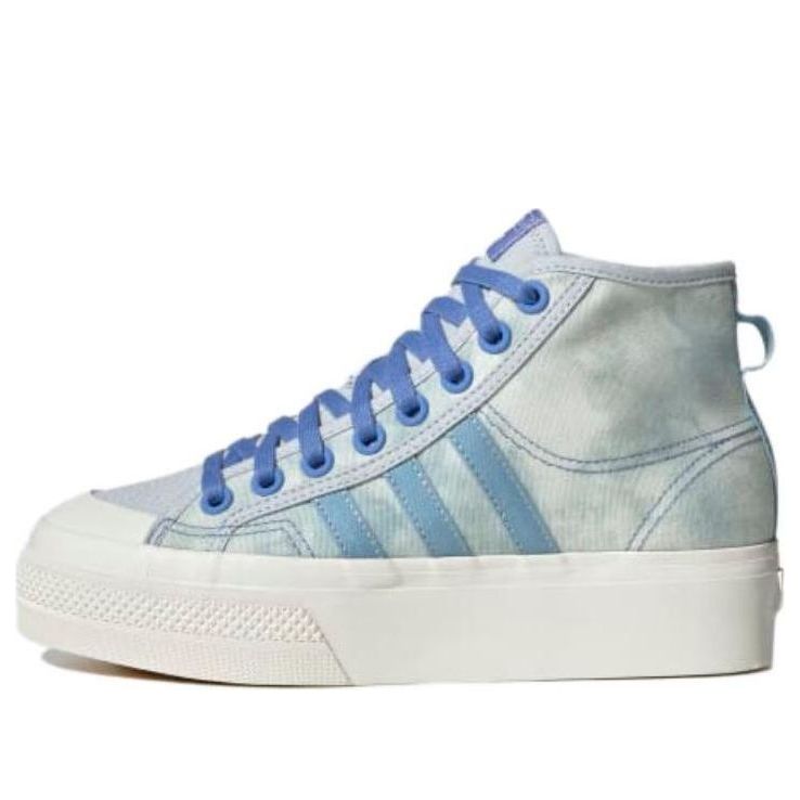 (WMNS) adidas Nizza Platform Mid 'Acid Wash - Blue Fusion' HQ4327