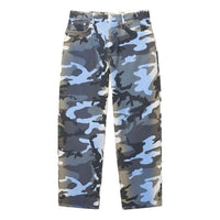 Stussy Spray Dye Canvas Big Ol Jean 'Blue' 116640
