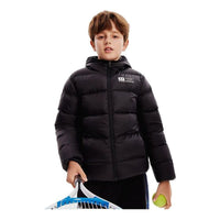 (GS) Under Armour Woven Down Jacket 'Black White' 234106041
