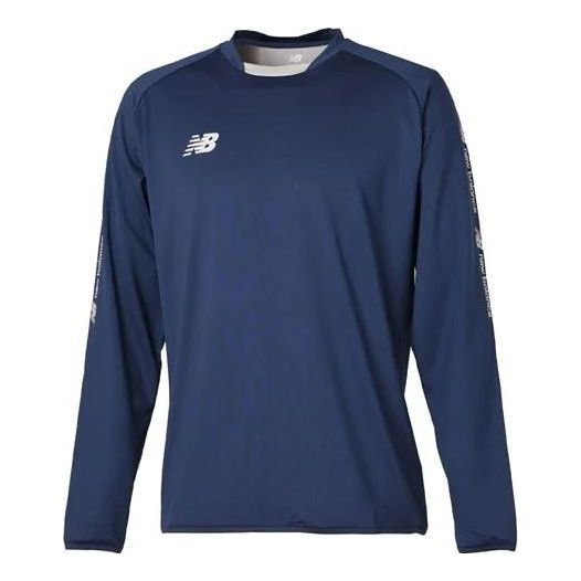 New Balance Mid Layer Top Crew Asia Sizing 'Navy Grey' JMTF1023-NAG