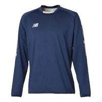 New Balance Mid Layer Top Crew Asia Sizing 'Navy Grey' JMTF1023-NAG