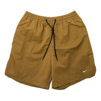 Men's Nike Lab Collection Casual Sports Nylon Pants Shorts Light Brown AV8280-242
