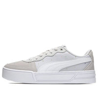 (WMNS) PUMA Skye Stripes Platform Sneakers Grey 368883-02
