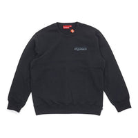 Supreme FW18 Connect Crewneck Sweatshirt Heather Black SUP-FW18-420