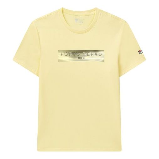 FILA Basic Minimalistic Casual Short Sleeve Yellow F11M028134F-YE