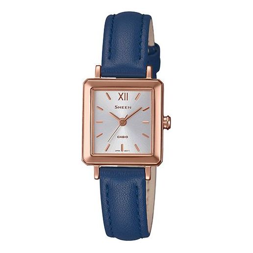 CASIO SHEEN Sapphire Crystal Rose GoldBlue Analog SHE-4538GL-7A