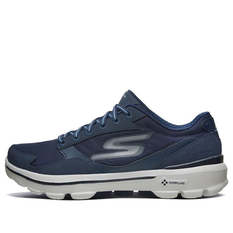 Skechers Go Walk 3 Sports Shoes Blue/White/Grey 54056-NVGY