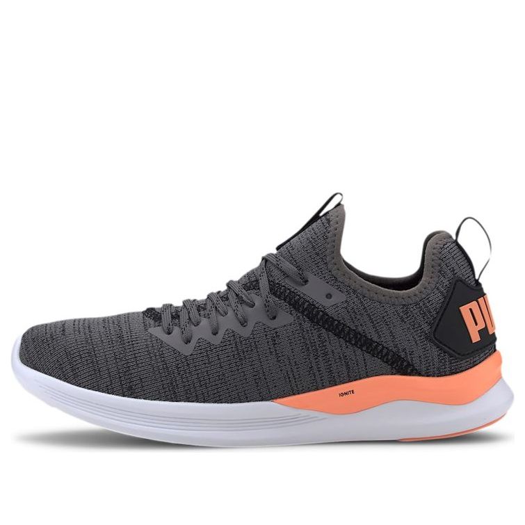 (WMNS) PUMA Ignite Flash Evoknit 'Black Orange' 190511-22