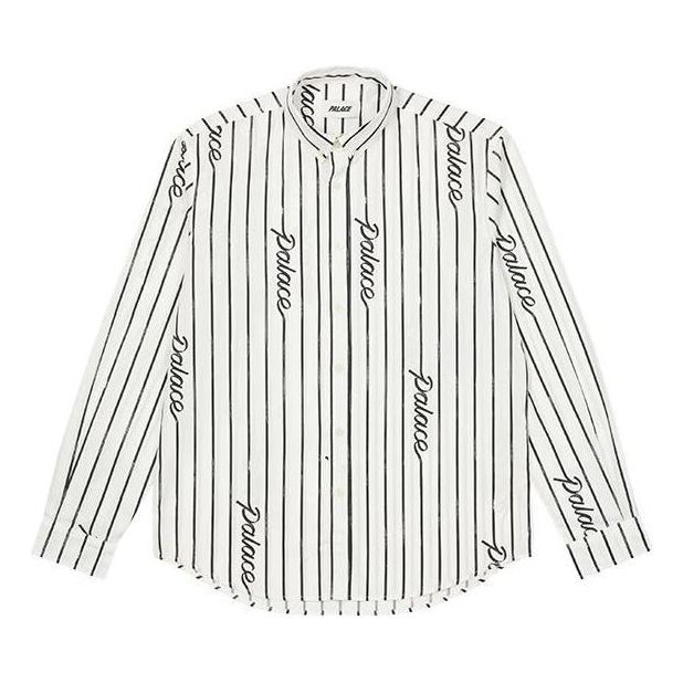 Palace Hand Stripe Shirt 'White' P23SHT013
