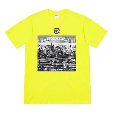 Supreme SS18 Fiorenza Tee Bright Yellow Short Sleeve SUP-SS18-0132
