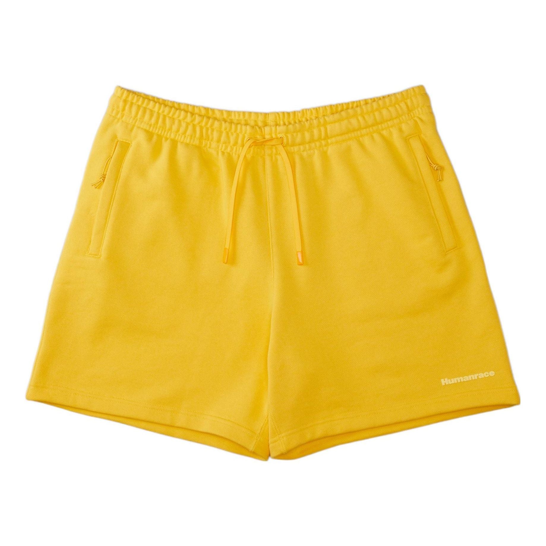 adidas x Pharrell Humanrace Small Logo Shorts 'Yellow' HJ7064