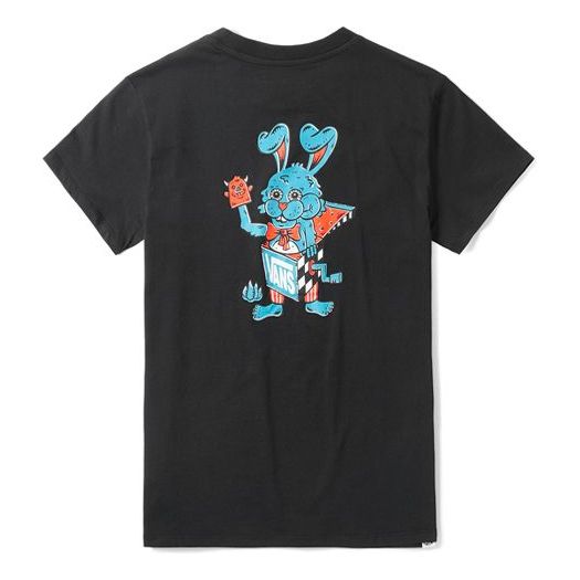 (WMNS) Vans Funny Pattern Printing Short Sleeve Black VN0A3ZP3BLK