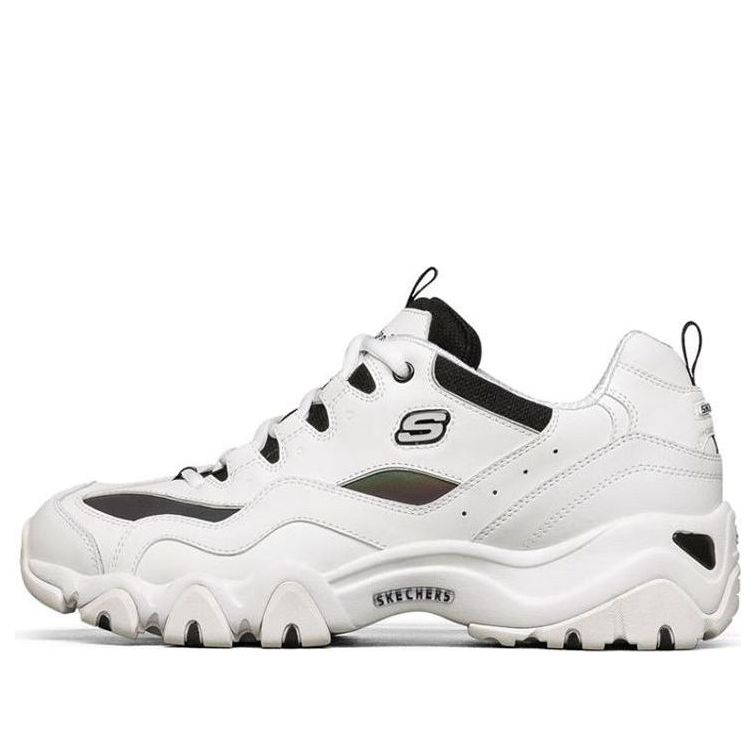 Skechers D'lites 2.0 Running Shoes White/Black 666157-WHT