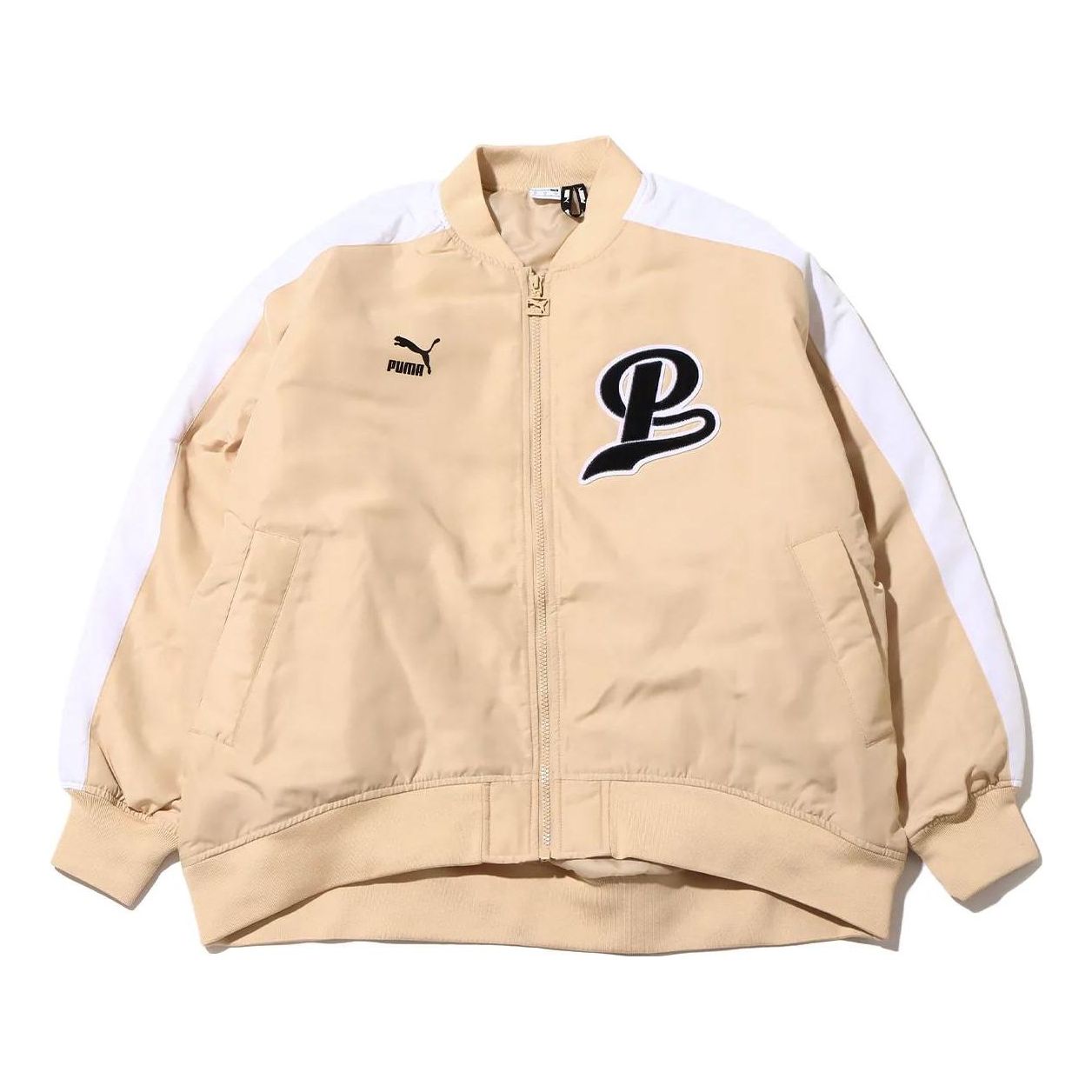 (WMNS) PUMA Team Bomber Jacket 'Beige' 539174-67