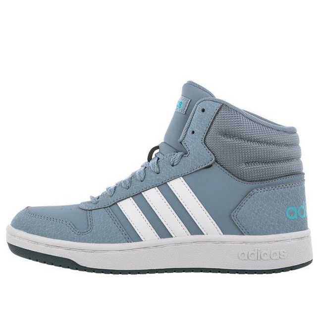 (GS) adidas Hoops 2.0 Mid K 'Blue White' FW3158